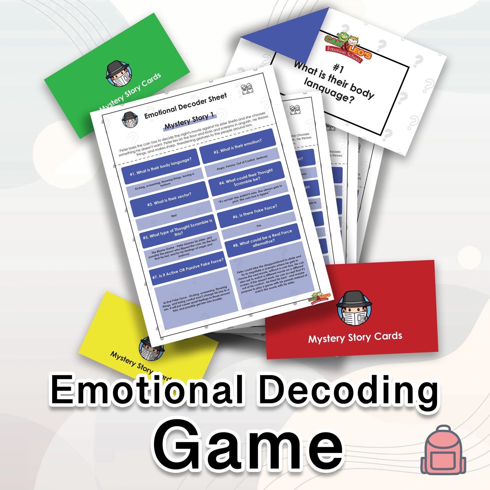 Emotional Mystery Stories/Emotional Decoding game