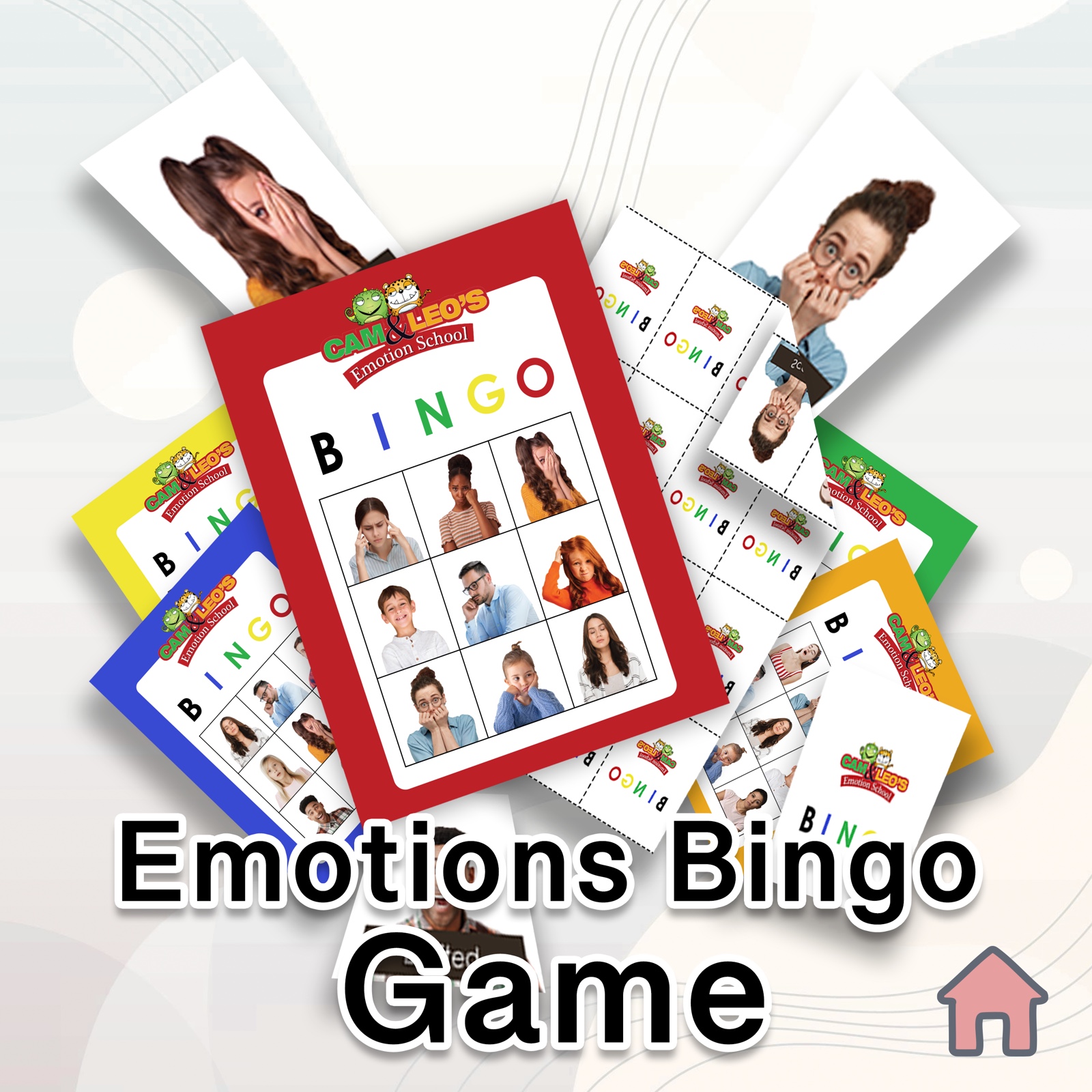 Emotions Bingo game