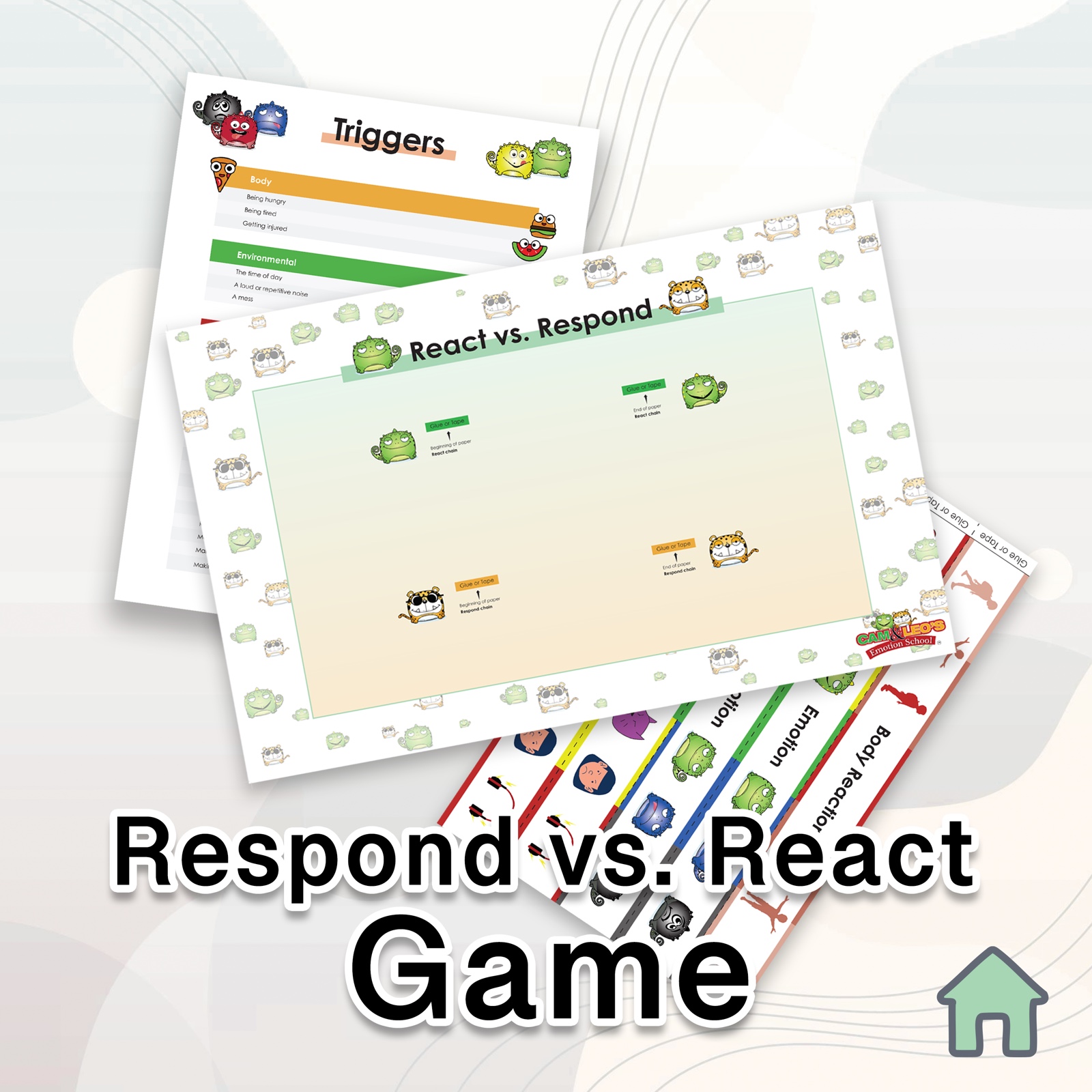 React vs, Respond game